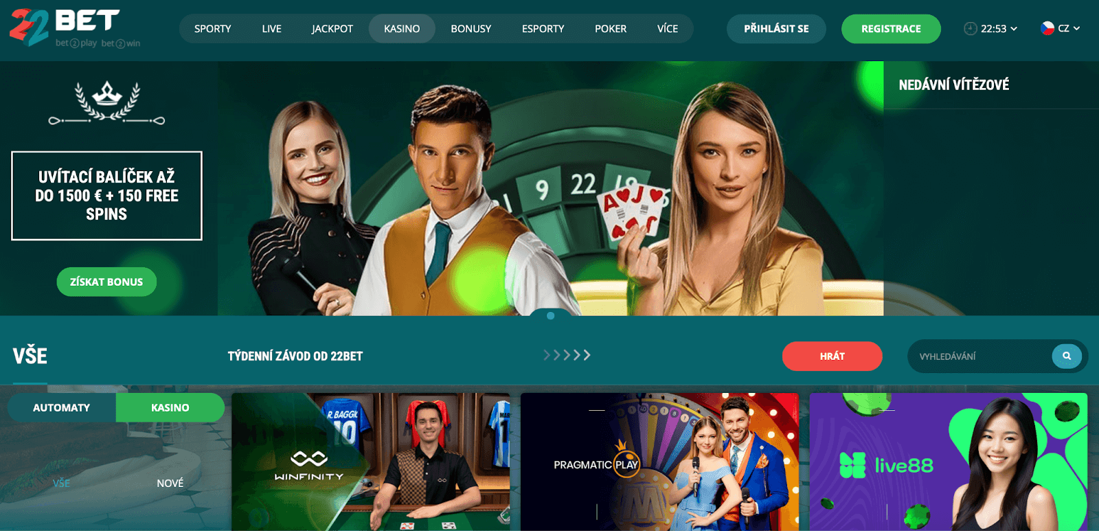 22Bet Kasino