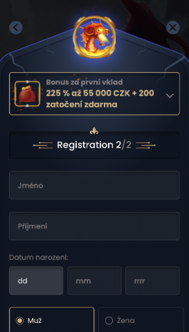 Doplnte dalsi osobni udaje