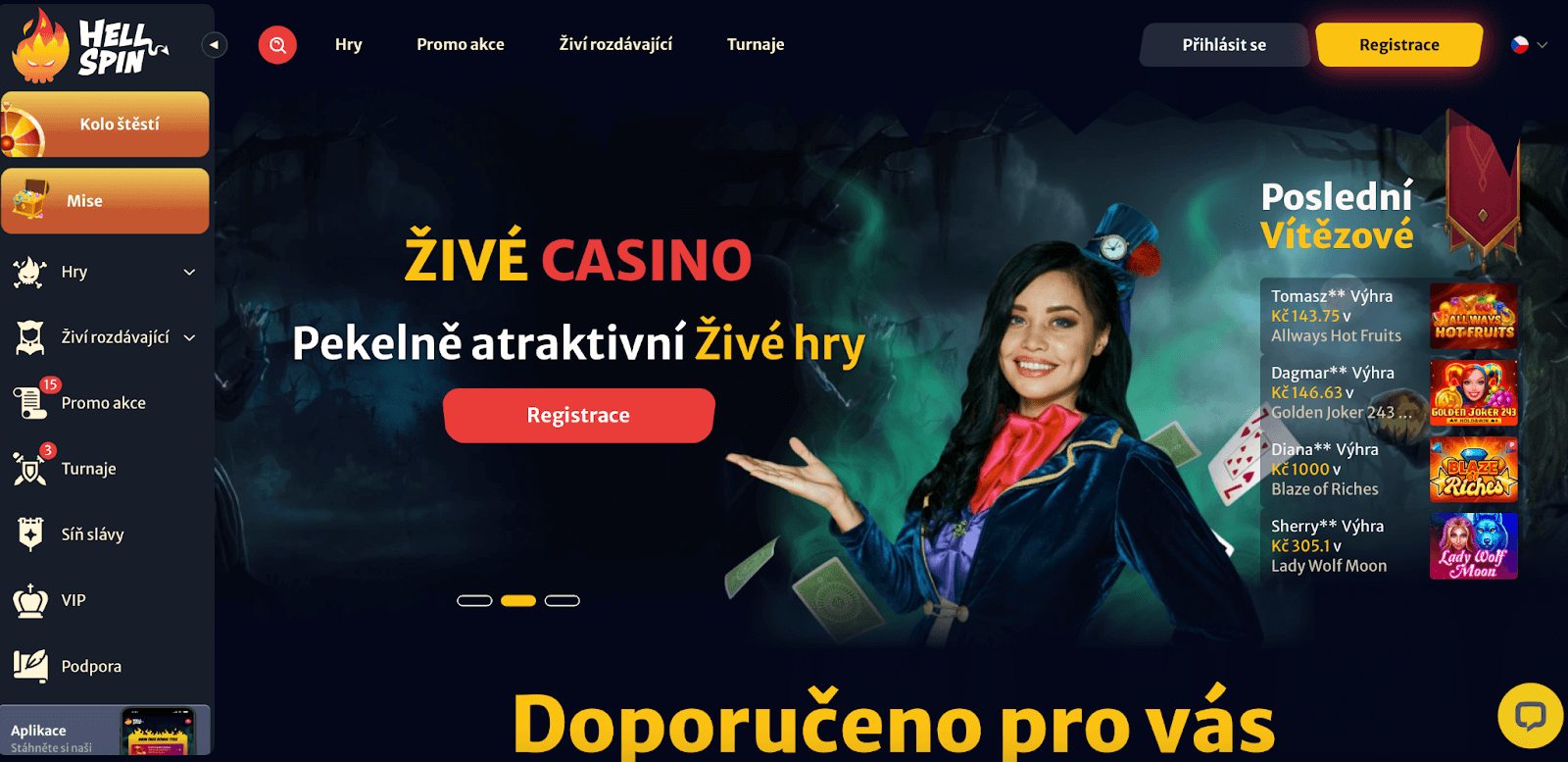 HellSpin Casino Homepage