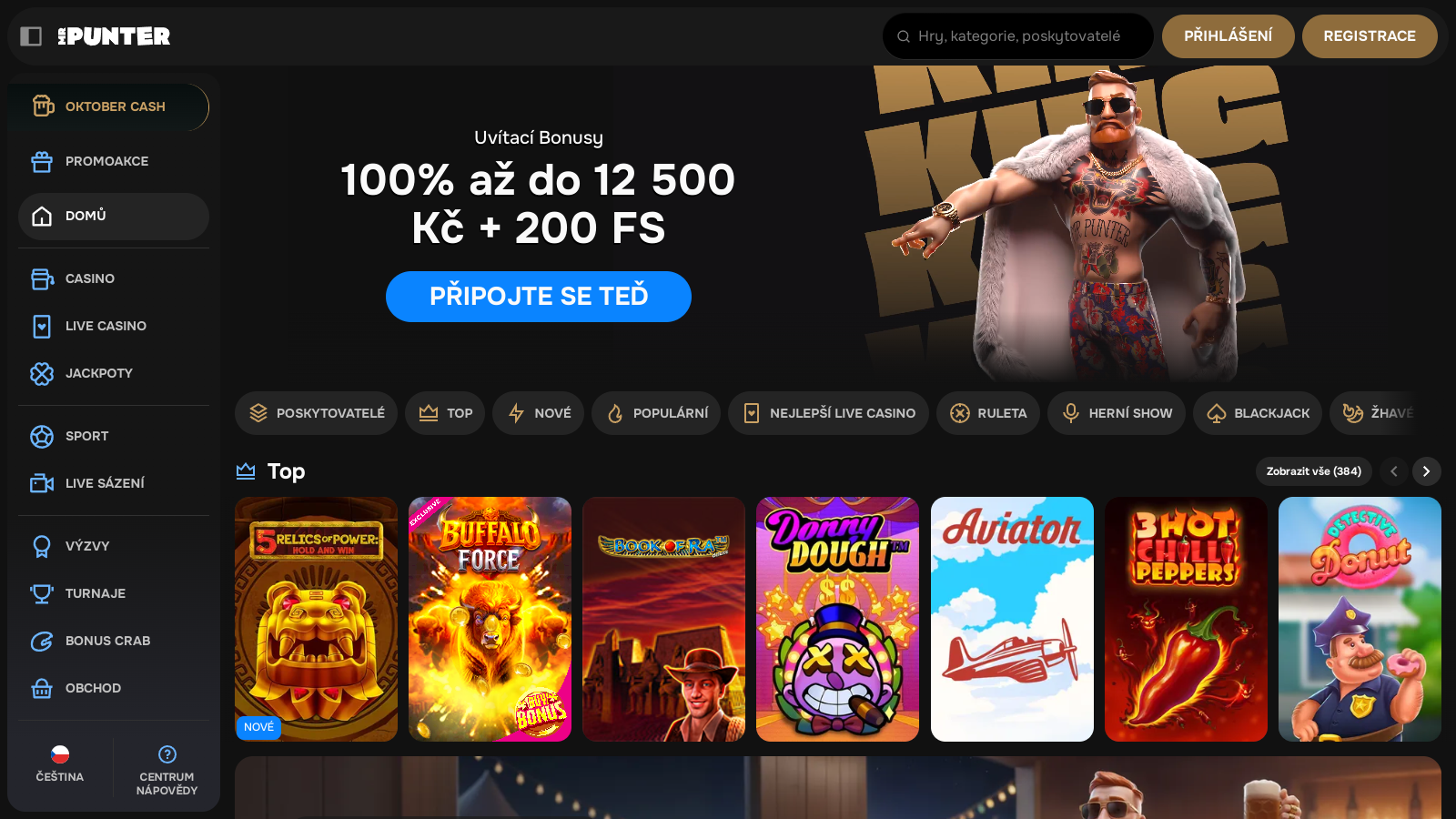 MrPunter Casino Homepage Czechia